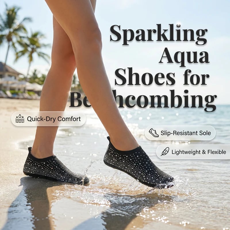 Women’s Barefoot-Style Water Shoes – Lightweight Slip-On Shoes for Beach, Travel, Home & Outdoor