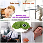 Cute 3D Cartoon Frog Eye Mask, Comfortable Light Blocking Sleep Eyeshade