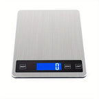 15kg Digital Kitchen Scale | USB Rechargeable Precision Food Weighing Scale