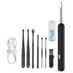 Ear Wax Removal Kit with Camera, Light and 6 Ear Spoons