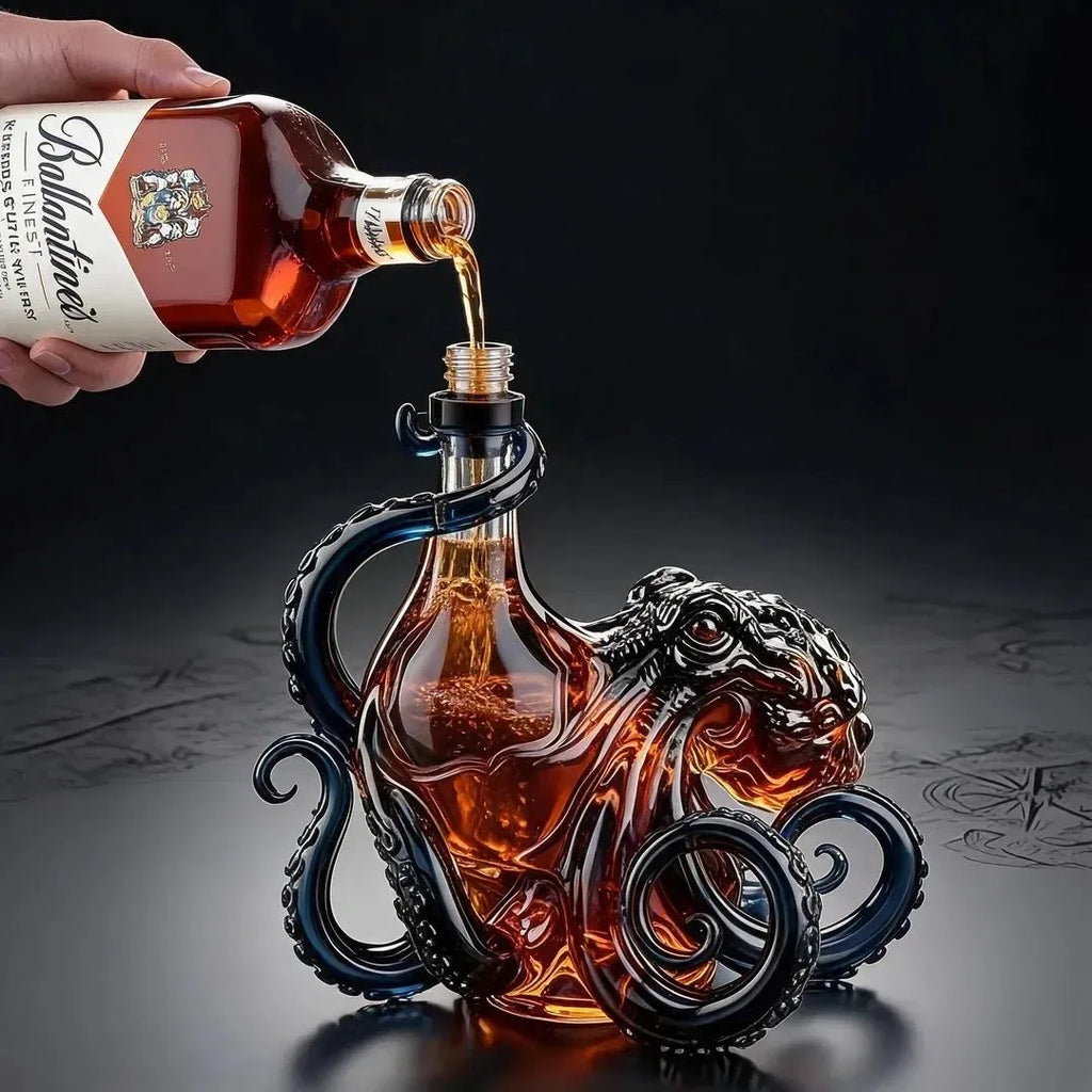 Rum Edition 3D Octopus Bottle