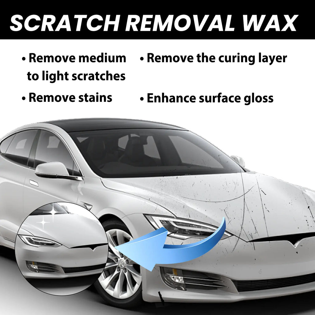Car scratch repair wax, car paint protection polishing scratch remover & surface care cleaner
