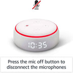 Echo Dot (3rd Gen) - Smart speaker with clock and Alexa  (Refurbished)