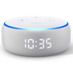 Echo Dot (3rd Gen) - Smart speaker with clock and Alexa  (Refurbished)