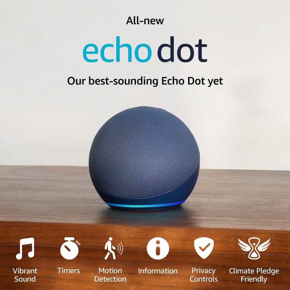 Echo Dot 5th Gen 2022 with Alexa  (Refurbished)