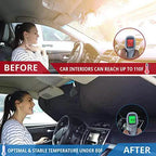 EcoNour Car Windshield Sun Shade with Storage Pouch