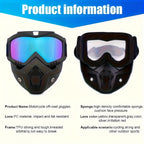 Full-Face Safety Goggles with Wide Vision Protection