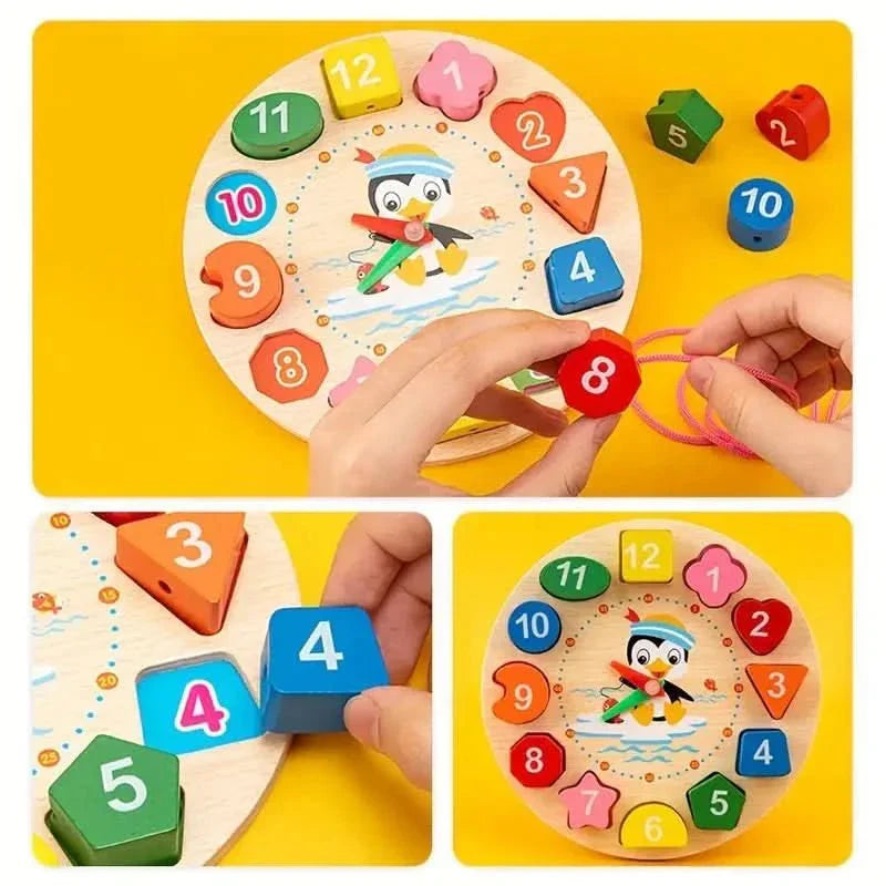 EDUQUEST 5-in-1 Wooden Montessori Activity Set for Babies