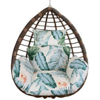 Egg Chair Hanging Basket Seat Soft Cushion with Headrest
