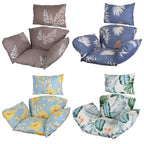 Egg Chair Hanging Basket Seat Soft Cushion with Headrest