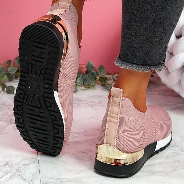 Comfy Slip-On Sneakers with Elastic