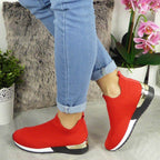 Comfy Slip-On Sneakers with Elastic