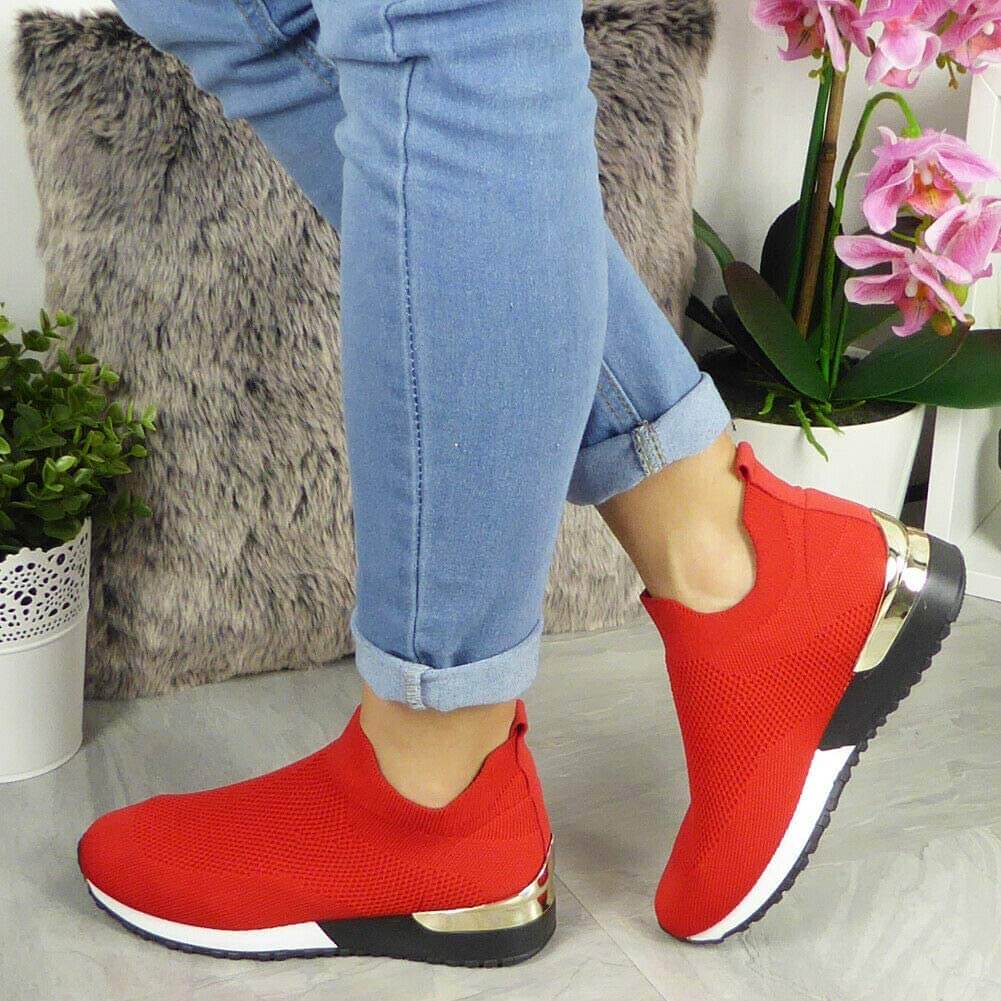 Comfy Slip-On Sneakers with Elastic