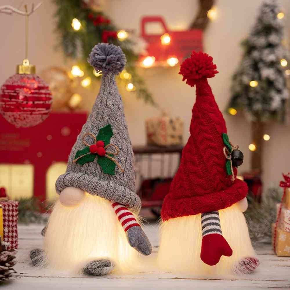 Illuminated Festive Gnome Figure