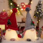 Illuminated Festive Gnome Figure