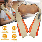 Electric Back Massage Cape with Heat Deep Tissue 3D Kneading Massage