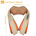 Electric Back Massage Cape with Heat Deep Tissue 3D Kneading Massage