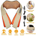 Electric Back Massage Cape with Heat Deep Tissue 3D Kneading Massage