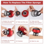 Electric Back Scraping Machine Vacuum Therapy Cupping Device