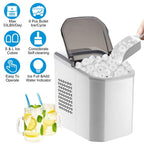 Electric Countertop Ice Make with Ice Scoop Basket Self Cleaning