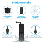Electric Ear Wax Removal Kit with 3 Modes 6 Ear Tips IPX7 Waterproof USB Rechargeable