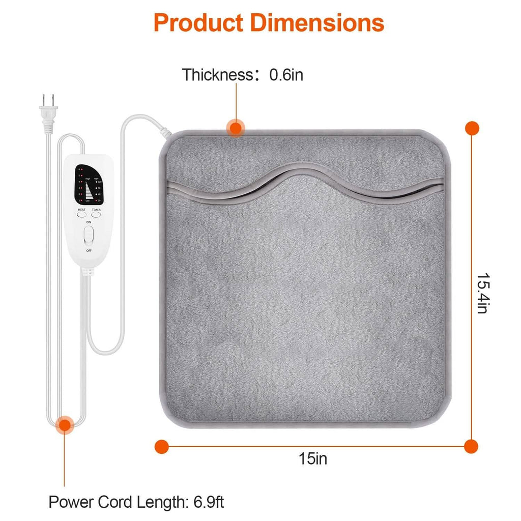 Electric Foot Warmer with 6 Temperature Settings