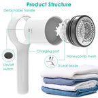 Electric Fuzz Pilling Trimmer Sweater Shaver with Detachable Handle