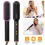 Electric Hair Straightener Brush