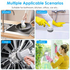 Electric Handheld Spin Scrubber Cordless Cleaning Brush with 2 Rotating Speeds