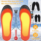 Electric Heated Insoles USB Foot Warmer Pads