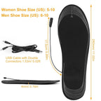Electric Heated Insoles USB Foot Warmer Pads