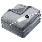 Electric Heated Throw Flannel Heated Blanket