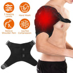 Electric Heating Pad Therapy Shoulder Heating Wrap Compression Sleeve
