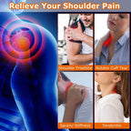 Electric Heating Pad Therapy Shoulder Heating Wrap Compression Sleeve