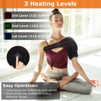 Electric Heating Pad Therapy Shoulder Heating Wrap Compression Sleeve