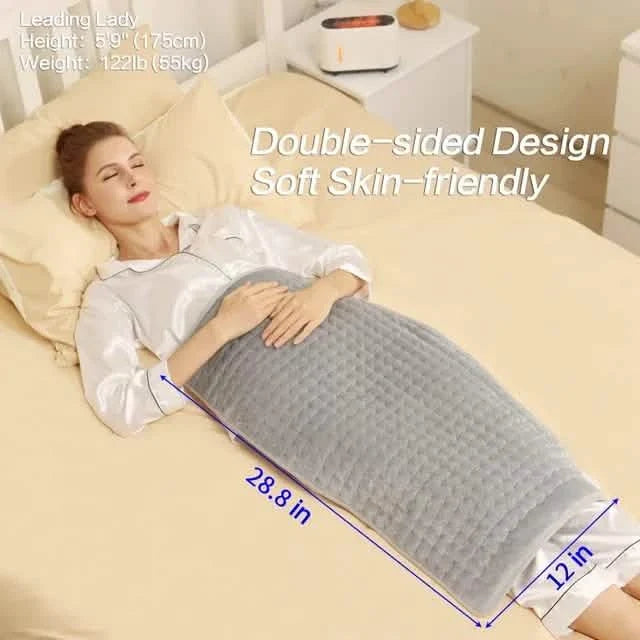 Electric Heating Pads, Washable Heated Blanket for Back Pain Muscle Pain Relieve