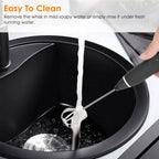 Electric Milk Frother with 2 Whisk Heads