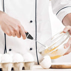 Electric Milk Frother with 2 Whisk Heads