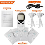 Electric Muscle Stimulator with Electrode Pads Wires