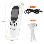 Electric Muscle Stimulator with Electrode Pads Wires