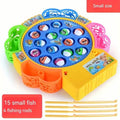 Electric Music Spinning Fishing Disc Toy Set