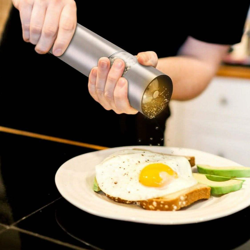 Electric Salt Pepper Grinder with Light Adjustable Coarseness