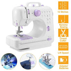 Electric Sewing Machine 12 Stitches with Foot Pedal