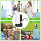 Electric Water Bottle Dispenser Rechargeable Automatic Drinking Water Bottle Pump