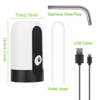 Electric Water Bottle Dispenser Rechargeable Automatic Drinking Water Bottle Pump