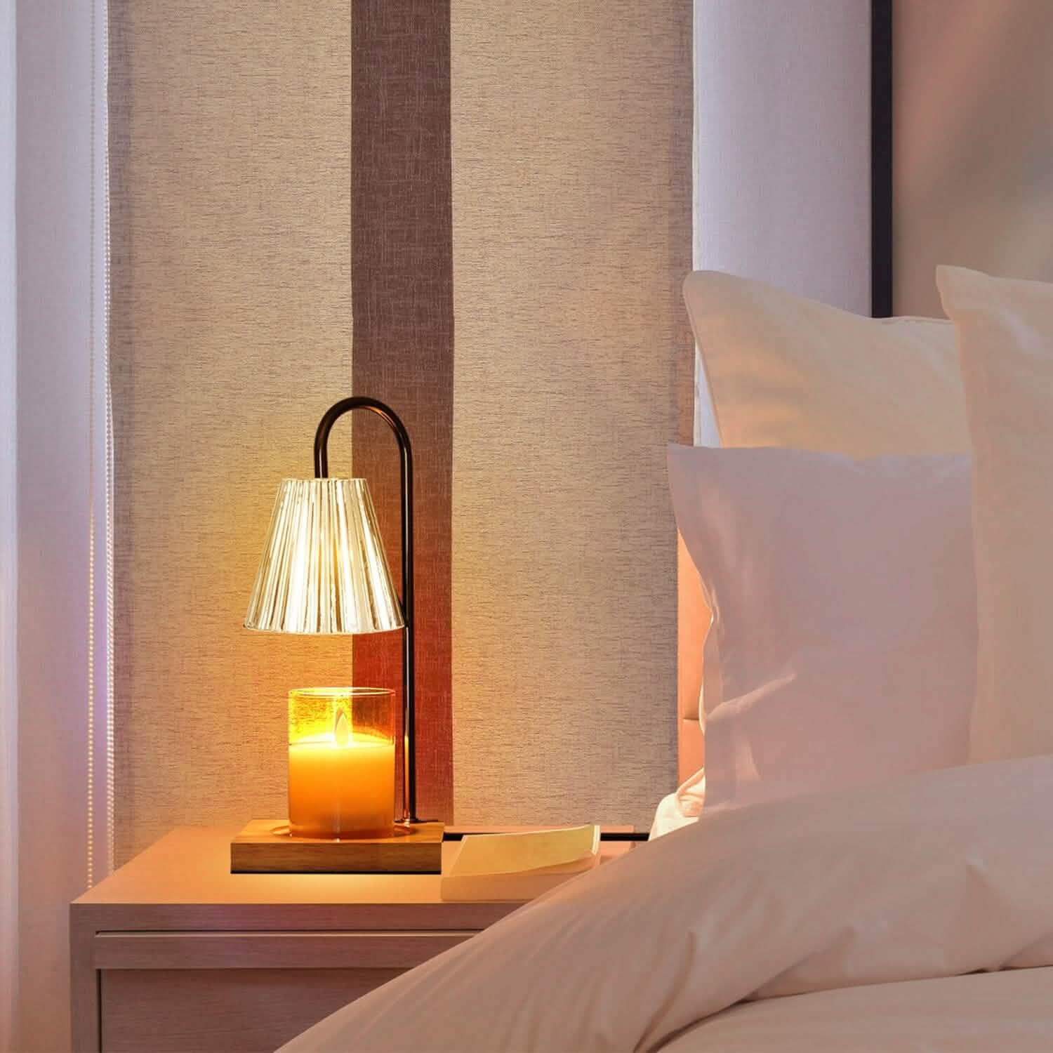 Electric Wax Melt Warmer Lamp Dimmable with 2 GU10 Bulbs 3-7in Adjustable Height 360º Rotatable