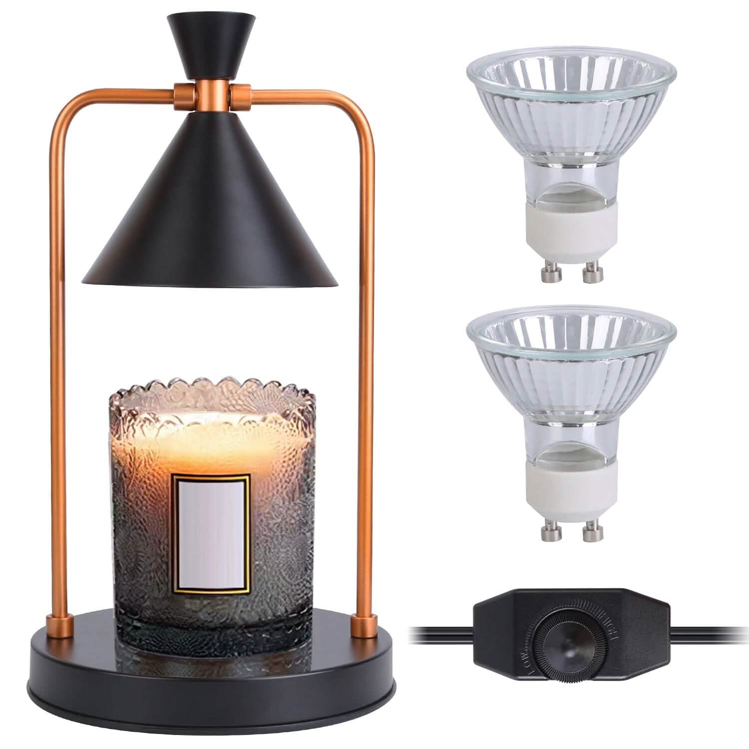 Electric Wax Melt Warmer Lamp Dimmable with 2 GU10 Bulbs