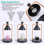 Electric Wax Melt Warmer Lamp Dimmable with 2 GU10 Bulbs