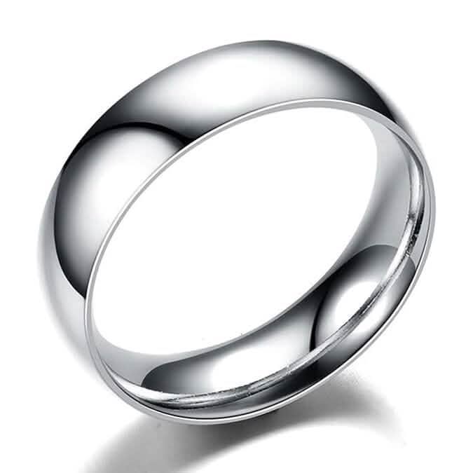 Elegant and Charming S925 Silver Wedding Band Ring