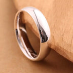 Elegant and Charming S925 Silver Wedding Band Ring